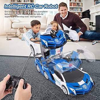 ホビーラジコン I-s robot Amazon.com: FDJ Remote Control Car - 2 in 1 Transform Car